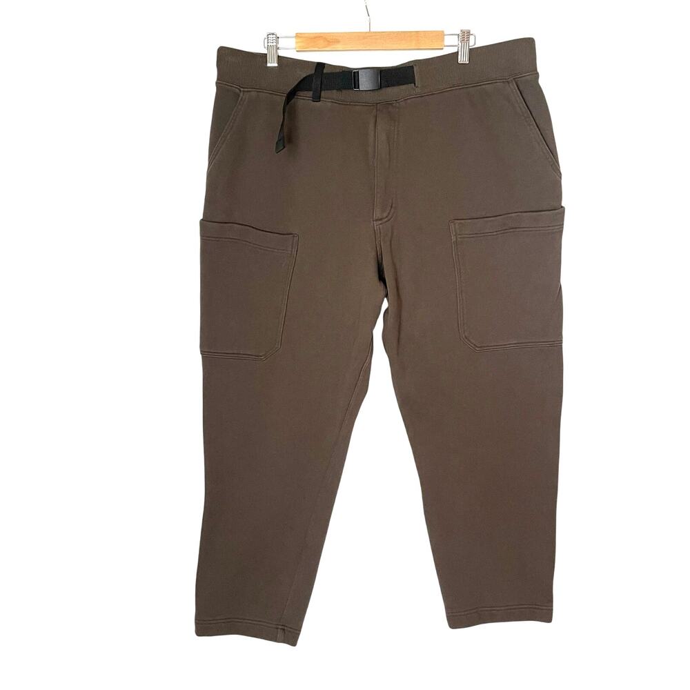 Duluth Trading Co Men's Souped-Up Sweats Cargo Sweatpants Brown Size XL